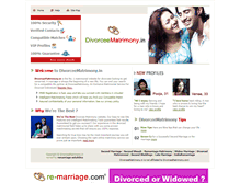 Tablet Screenshot of divorceematrimony.in